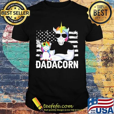 Dadacorn Dad Unicorn Father’s Day Shirt
