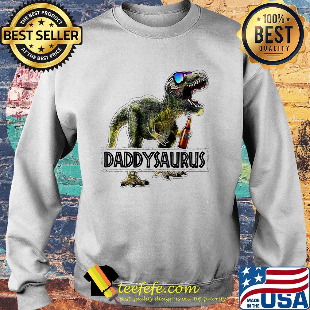 Daddysaurus daddy dinosaur beer happy father's day s Sweater Daddysaurus daddy dinosaur beer happy father's day s Sweater