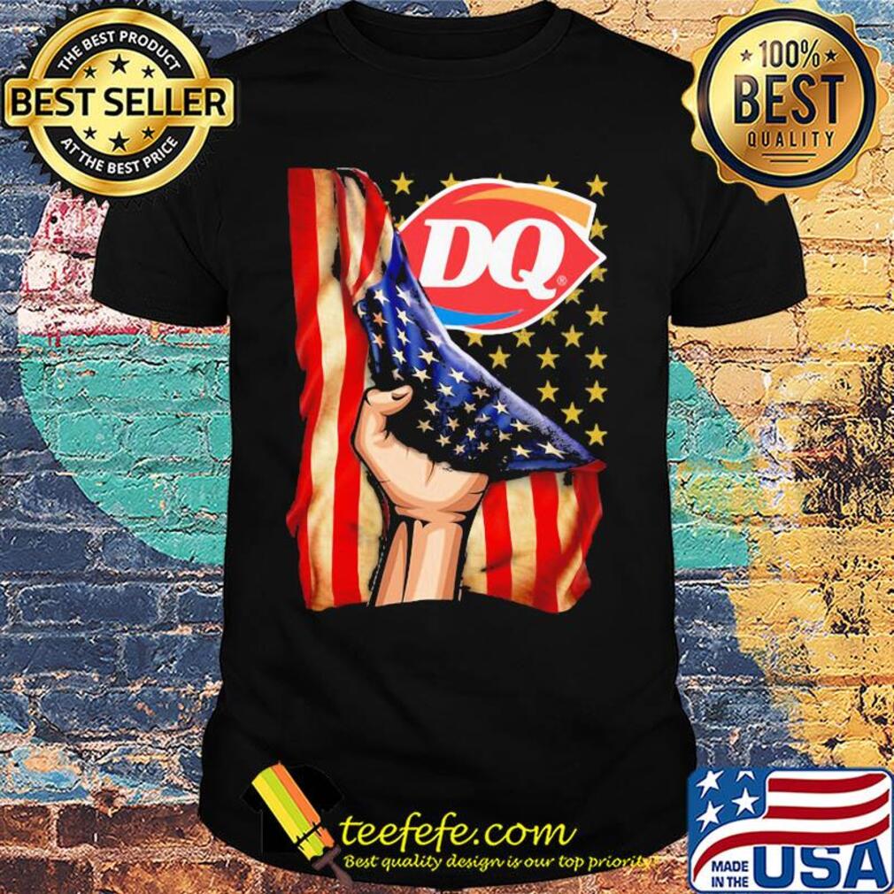 Dairy queen american flag independence day shirt