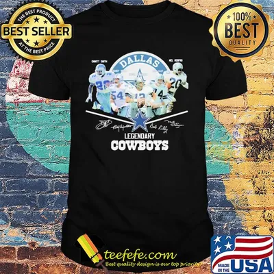 Dallas cowboys legends players signatures shirt