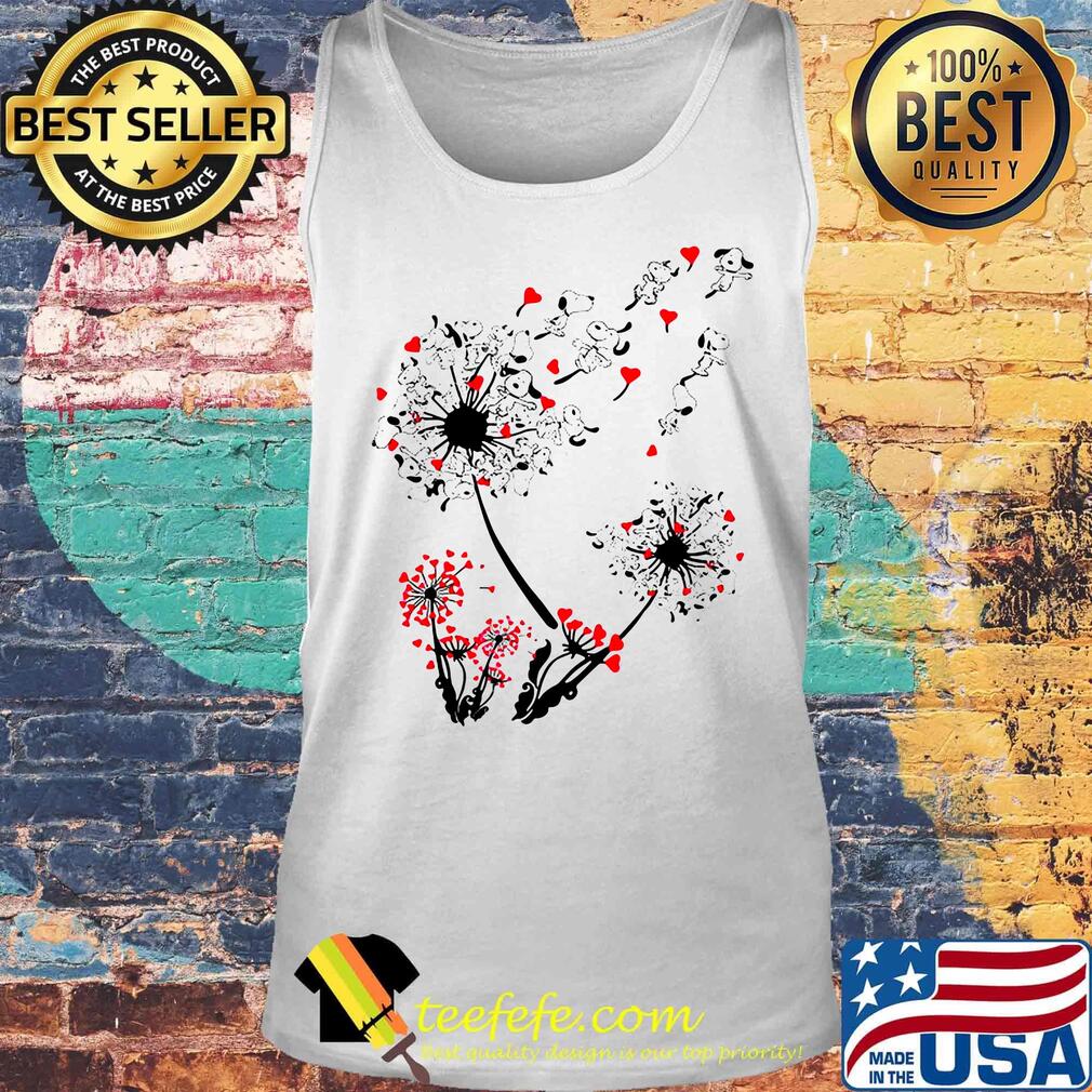 Dandelion flower snoopy hearts s Tank top Dandelion flower snoopy hearts s Tank top