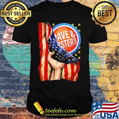 Dave and busters american flag independence day shirt