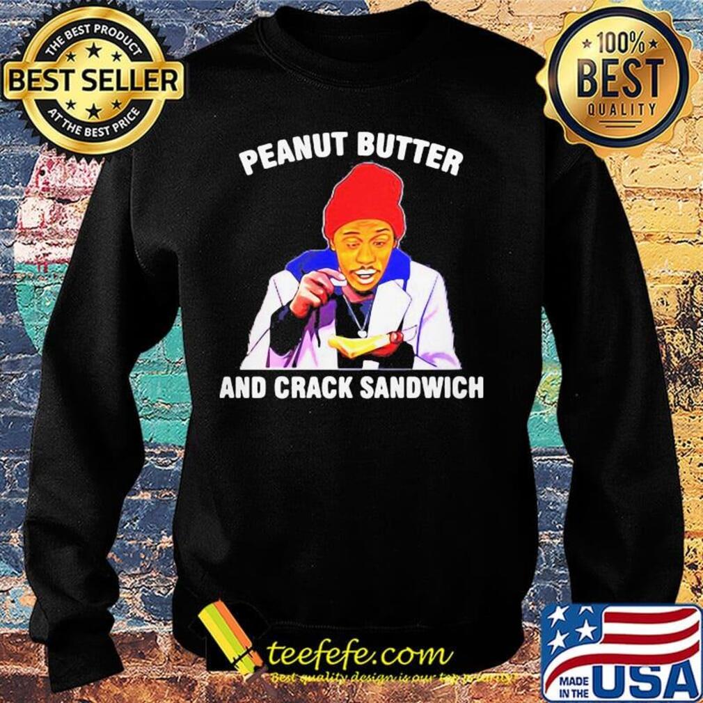 Dave chappelle peanut butter and crack sandwich art black s Sweater Dave chappelle peanut butter and crack sandwich art black s Sweater