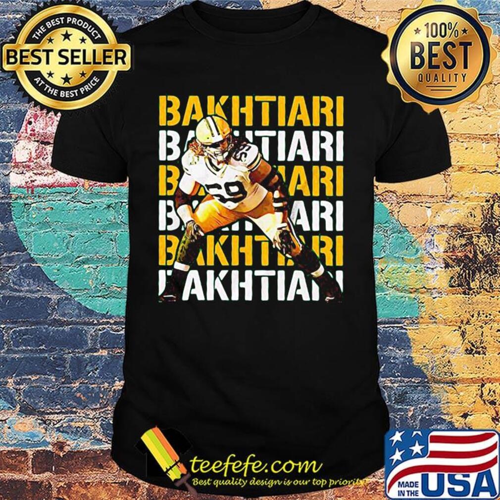 David bakhtiari 69 green bay packers football team shirt