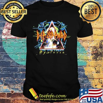 Def leppard band hysteria shirt