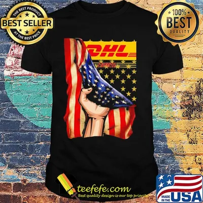 Dhl express american flag independence day shirt