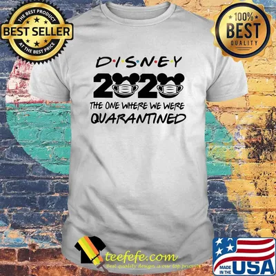Disney 2020 the one where we were quarantined mask shirt