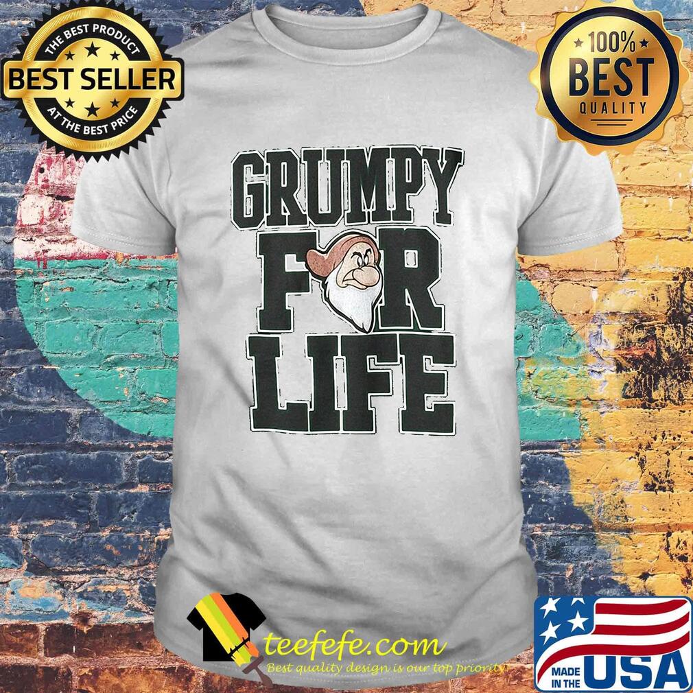 Disney adult dwarfs grumpy for life shirt