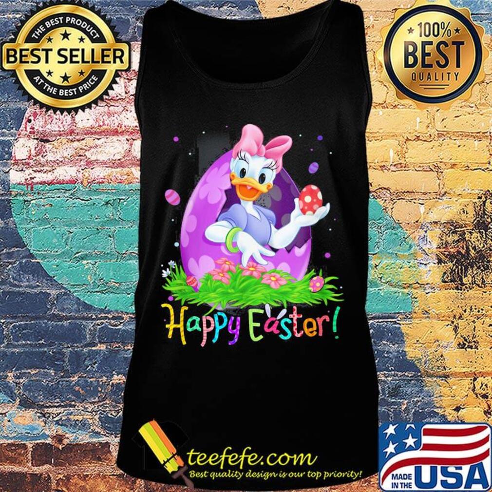 Disney daisy duck happy easter flowers s Tank top Disney daisy duck happy easter flowers s Tank top