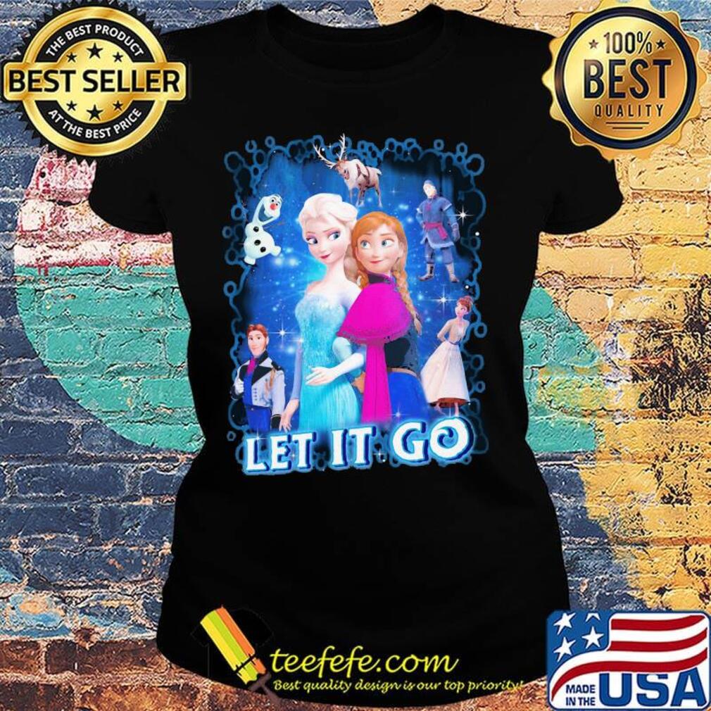 Disney frozen characters let it go s Ladies tee Disney frozen characters let it go s Ladies tee