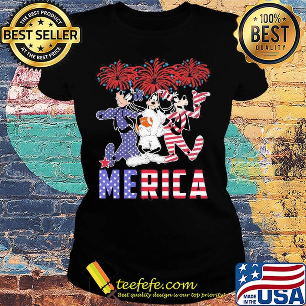 Disney goofy dog merica firework american flag independence day s Ladies tee Disney goofy dog merica firework american flag independence day s Ladies tee
