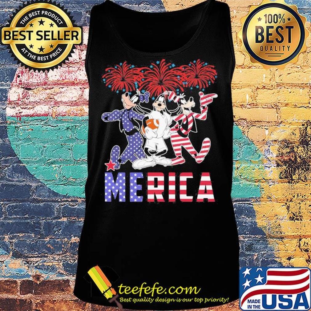 Disney goofy dog merica firework american flag independence day s Tank top Disney goofy dog merica firework american flag independence day s Tank top