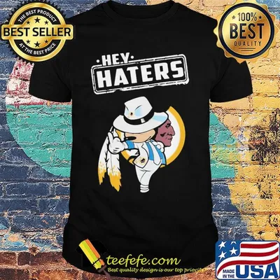 Disney mickey mousehey haters washington redskins football shirt