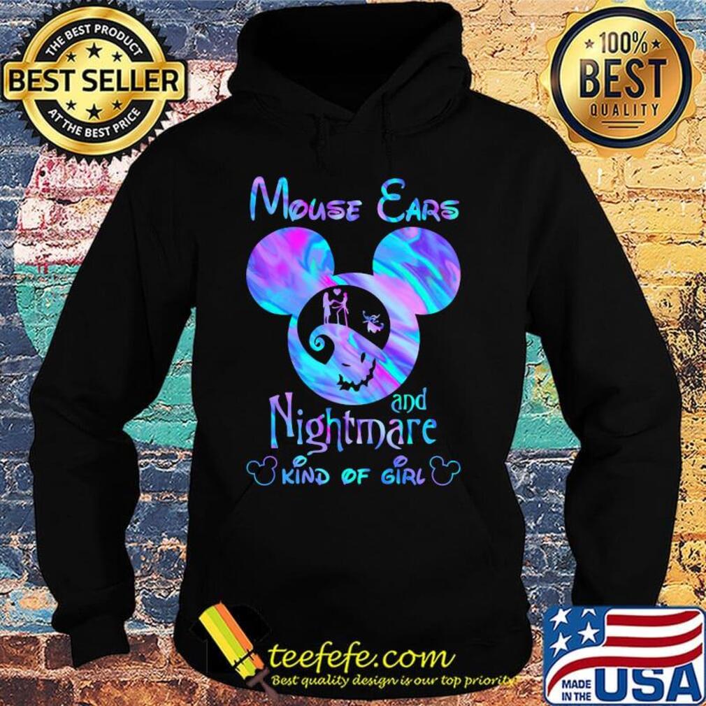 Disney mouse ears and nightmare kind of girl s Hoodie Disney mouse ears and nightmare kind of girl s Hoodie