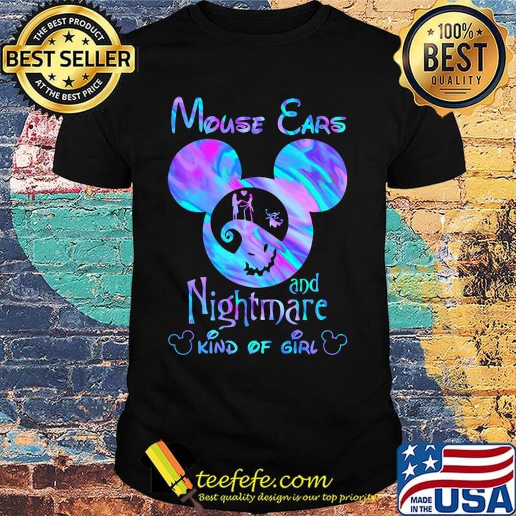 Disney mouse ears and nightmare kind of girl shirt