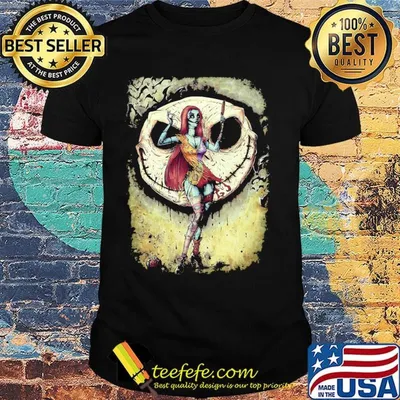 Disney nightmare jack and sally skellington shirt