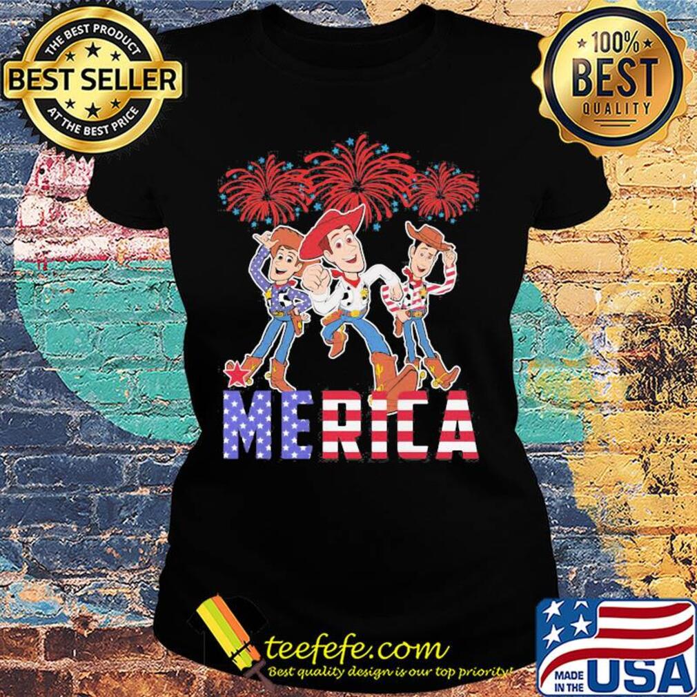 Disney pixar toy woody merica firework american flag independence day s Ladies tee Disney pixar toy woody merica firework american flag independence day s Ladies tee