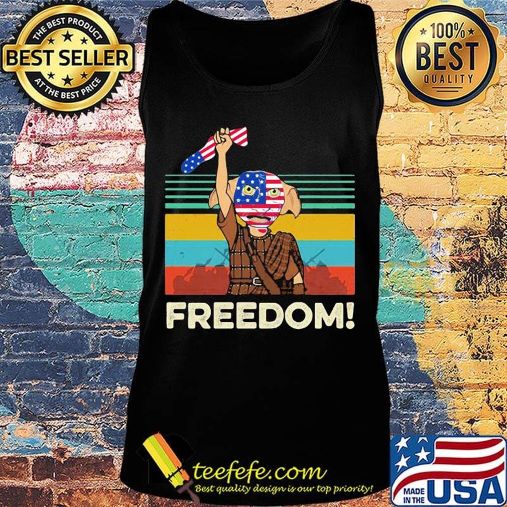 Dobby harry potter freedom american flag independence day vintage retro s Tank top Dobby harry potter freedom american flag independence day vintage retro s Tank top