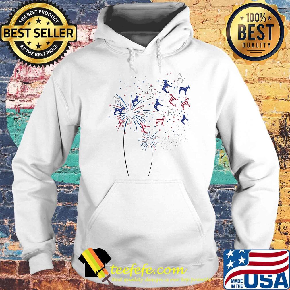 Doberman Flowers America Independence Day Shirt Hoodie Doberman Flowers America Independence Day Shirt Hoodie