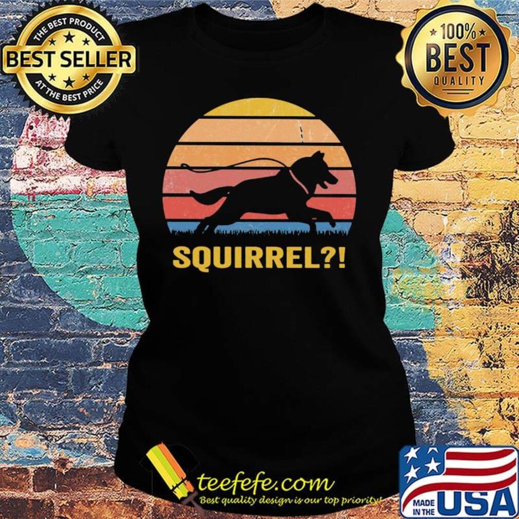Dog squirrel vintage retro s Ladies tee Dog squirrel vintage retro s Ladies tee