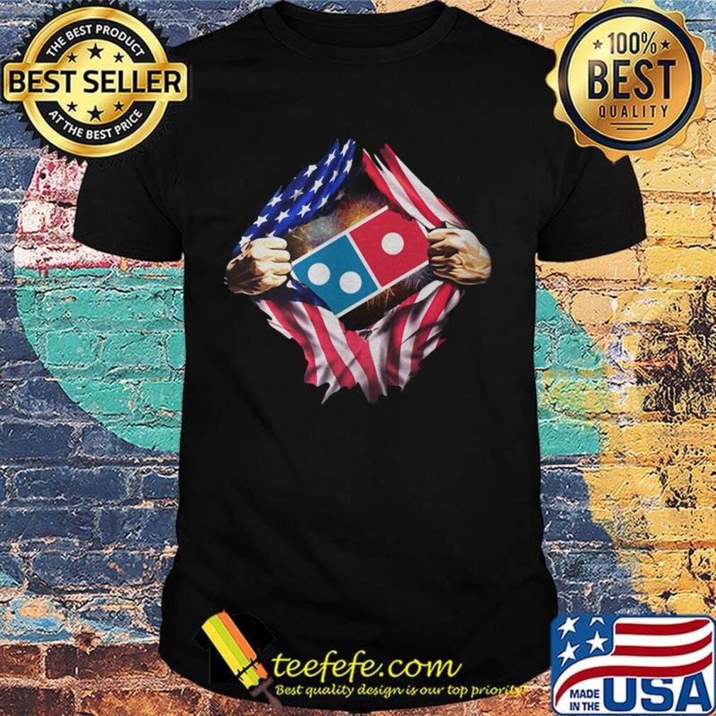 Domino American flag independence day shirt