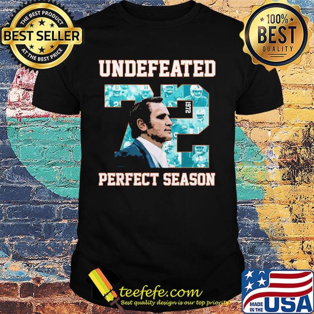 Don undefeated 1972 perfect season shula miami shirt