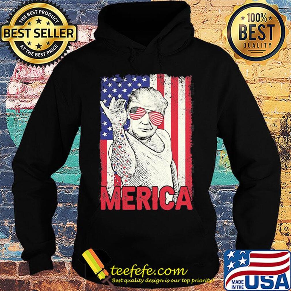 Donald trump merica american flag independence day s Hoodie Donald trump merica american flag independence day s Hoodie