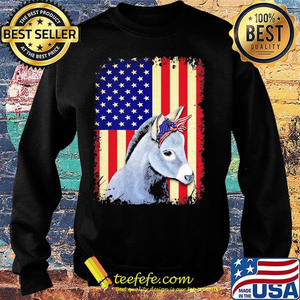 Donkey american flag independence day s Sweater Donkey american flag independence day s Sweater