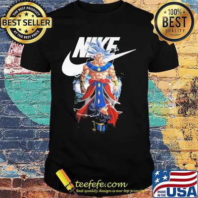 Dragon ball 7 songoku nike logo shirt