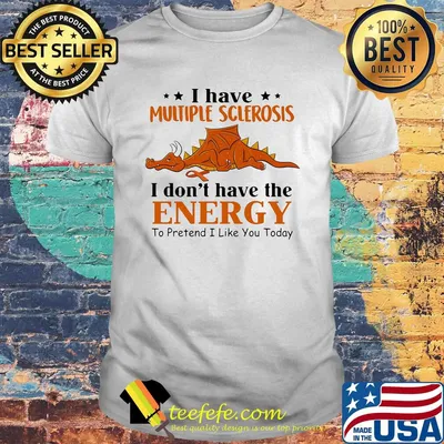 Dragon i have multiple sclerosis i don't have the energy to pretend i like you today shirt