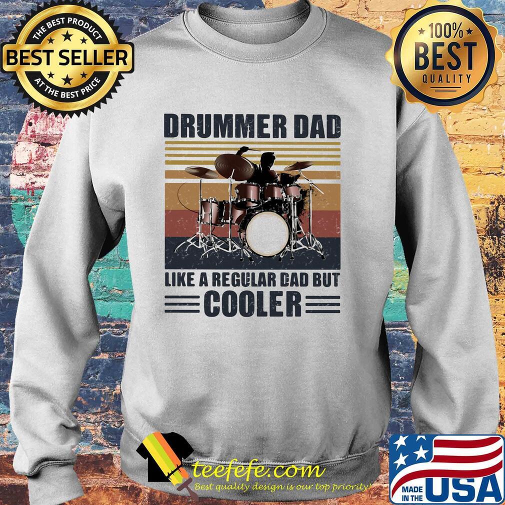 Drummer dad like a regular dad but cooler vintage retro s Sweater Drummer dad like a regular dad but cooler vintage retro s Sweater