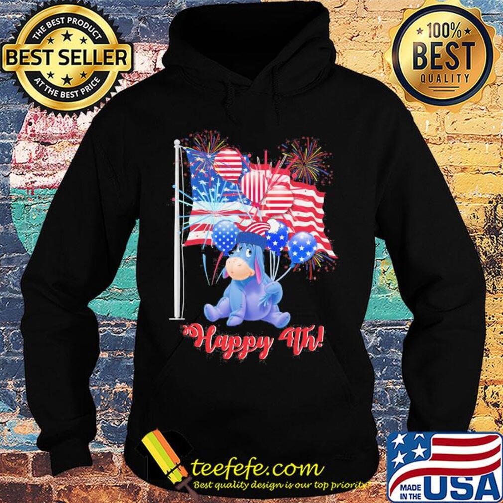 Eeyore donkey happy 4th firework american flag independence day s Hoodie Eeyore donkey happy 4th firework american flag independence day s Hoodie