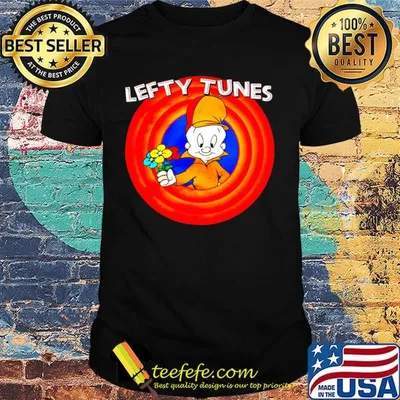 Elmer fudd lefty tunes flowers shirt