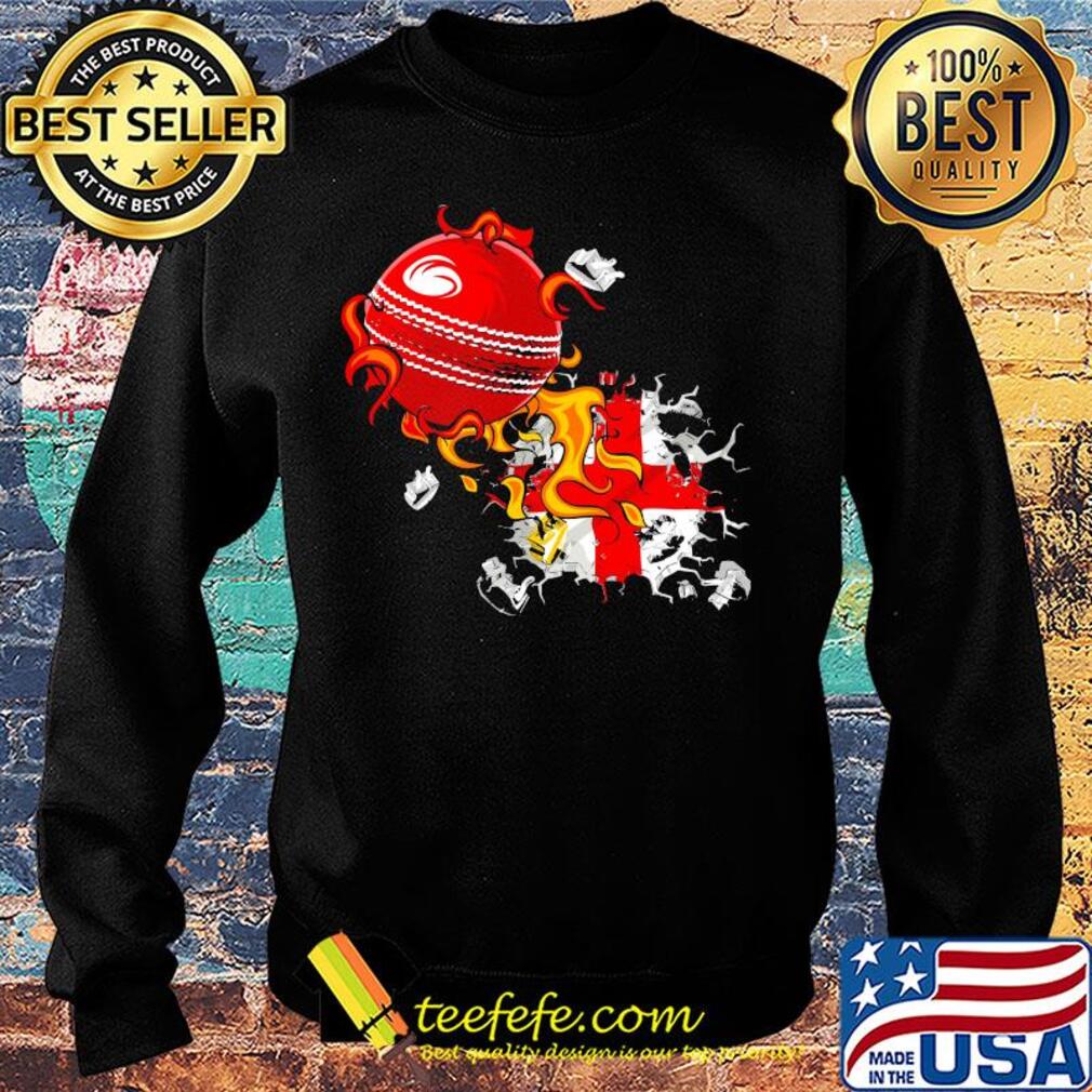 England cricket flag fire s Sweater England cricket flag fire s Sweater