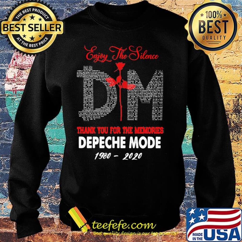Enjoy the silence dm thank you for the memories depeche mode 1980 2020 s Sweater Enjoy the silence dm thank you for the memories depeche mode 1980 2020 s Sweater