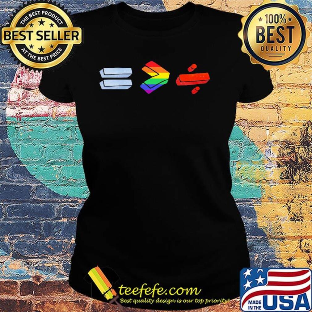 Equality bigger than division lgbt s Ladies tee Equality bigger than division lgbt s Ladies tee