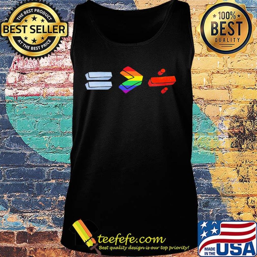 Equality bigger than division lgbt s Tank top Equality bigger than division lgbt s Tank top