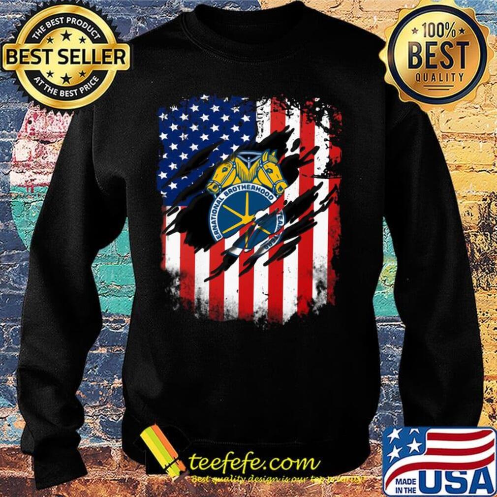 Ernational brotherhood American flag s Sweater Ernational brotherhood American flag s Sweater
