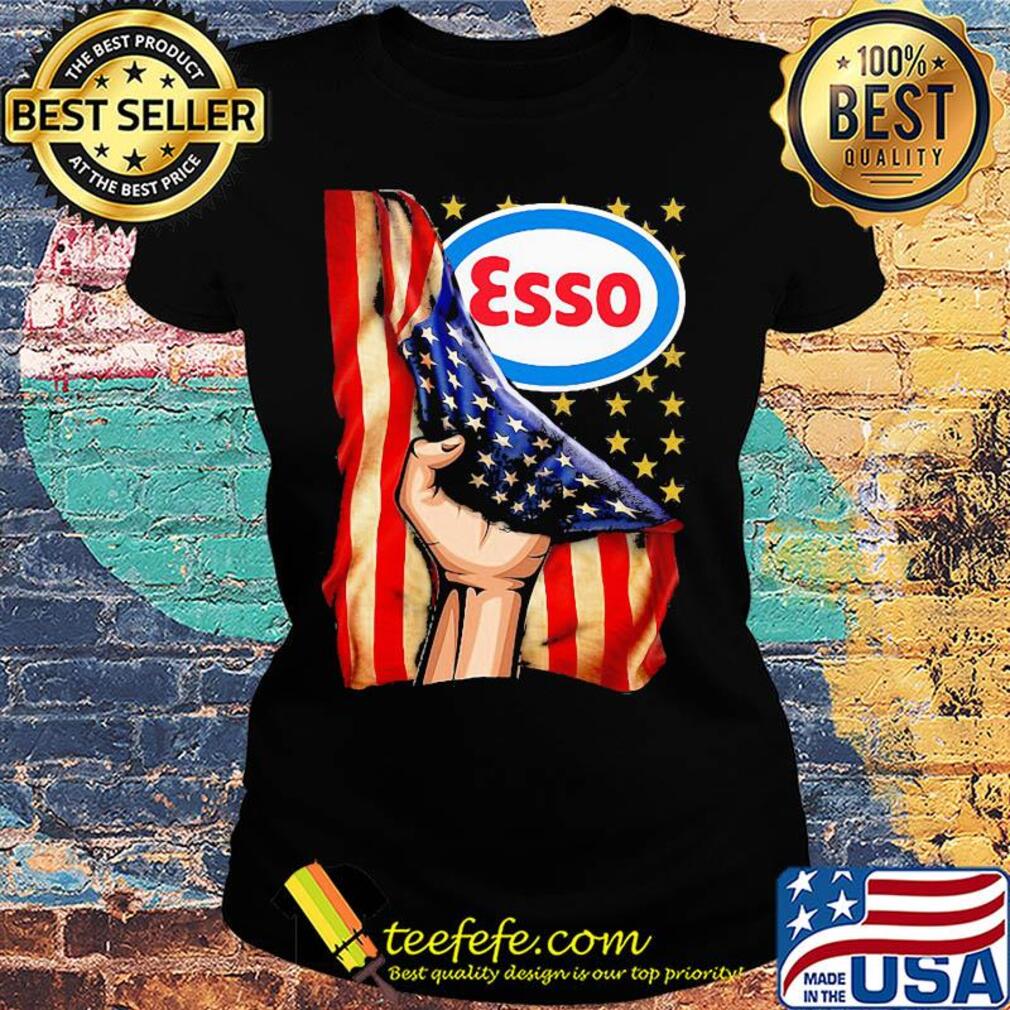 Esso american flag independence day s Ladies tee Esso american flag independence day s Ladies tee