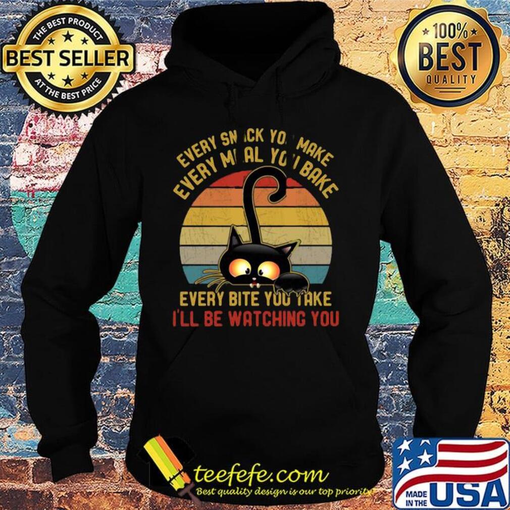 Every Bite You Take I'll Be Watching You Cord Cat Vintage Retro Shirt Hoodie Every Bite You Take I'll Be Watching You Cord Cat Vintage Retro Shirt Hoodie