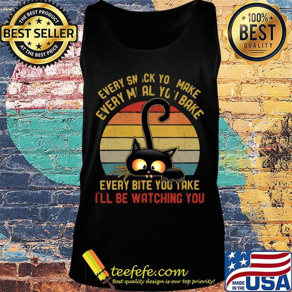 Every Bite You Take I'll Be Watching You Cord Cat Vintage Retro Shirt Tank top Every Bite You Take I'll Be Watching You Cord Cat Vintage Retro Shirt Tank top