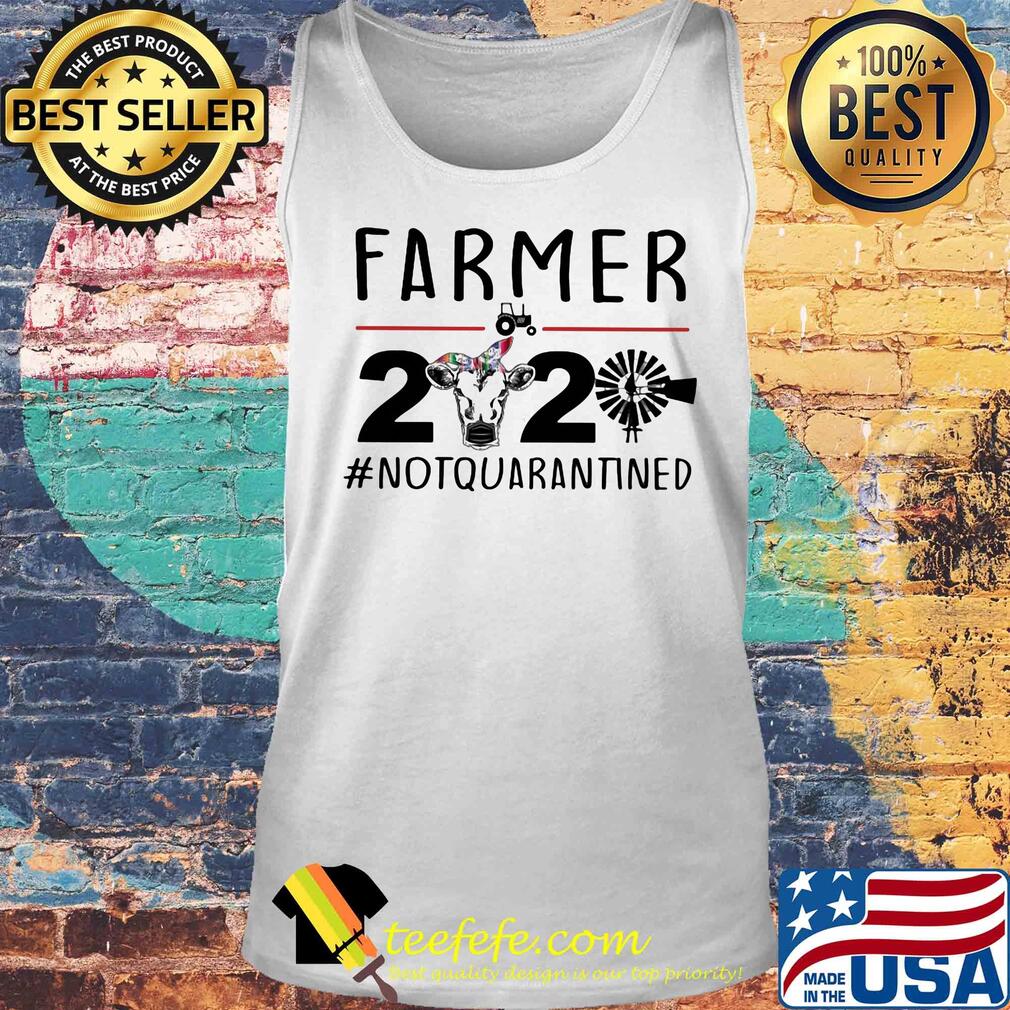 Farmer 2020 not quarantined cow s Tank top Farmer 2020 not quarantined cow s Tank top