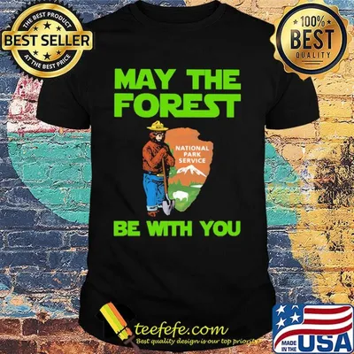 Farmer bear may the forest be with you shirt