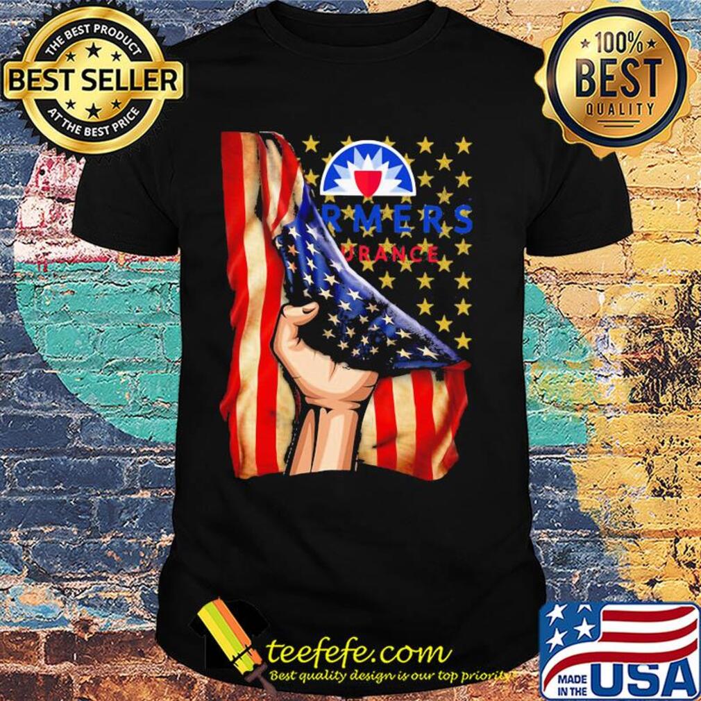 Farmers insurance american flag independence day shirt