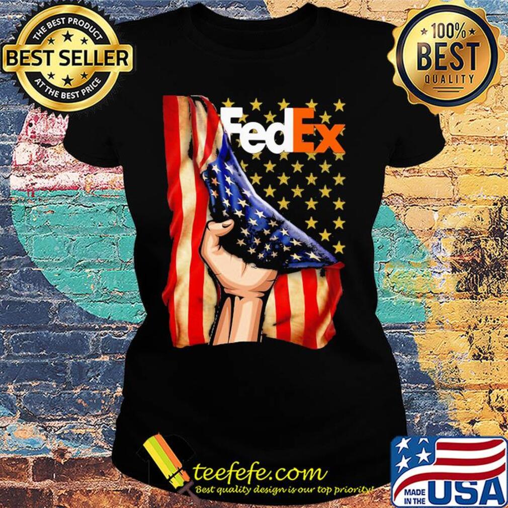 Fedex american flag independence day s Ladies tee Fedex american flag independence day s Ladies tee