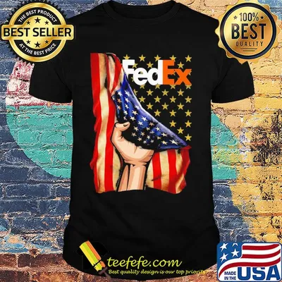 Fedex american flag independence day shirt