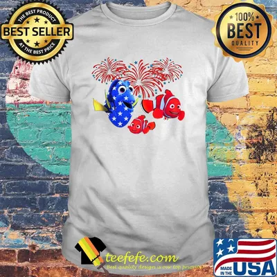 Fish American Flag Independende Day Shirt