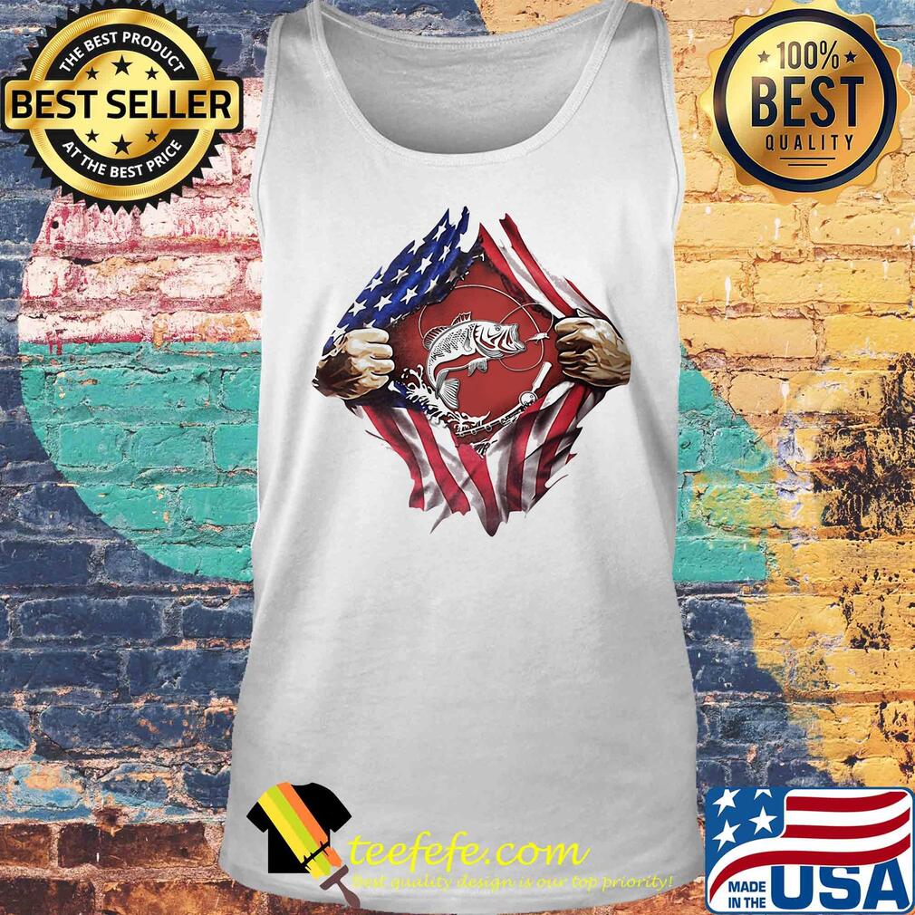 Fishing American flag veteran Independence Day hand s Tank top Fishing American flag veteran Independence Day hand s Tank top