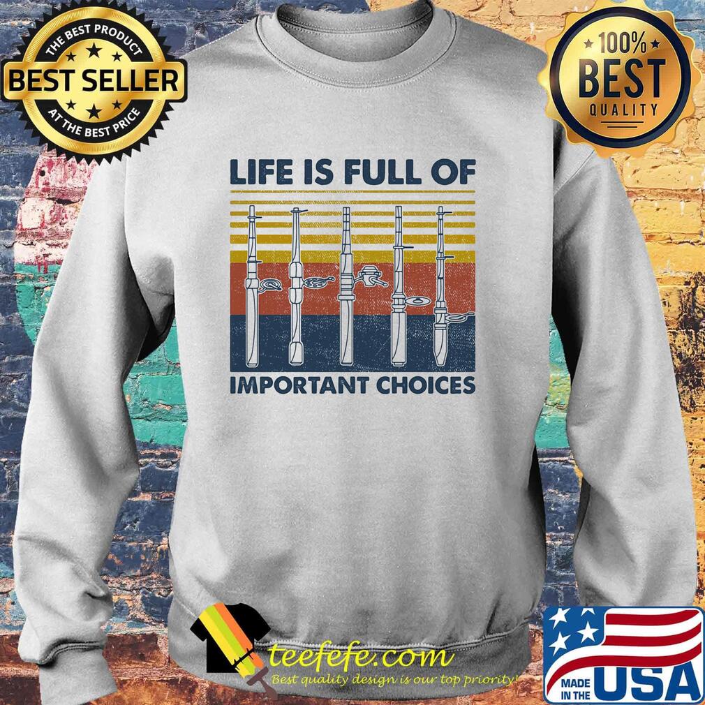 Fishing scale life is full of important choice vintage retro s Sweater Fishing scale life is full of important choice vintage retro s Sweater