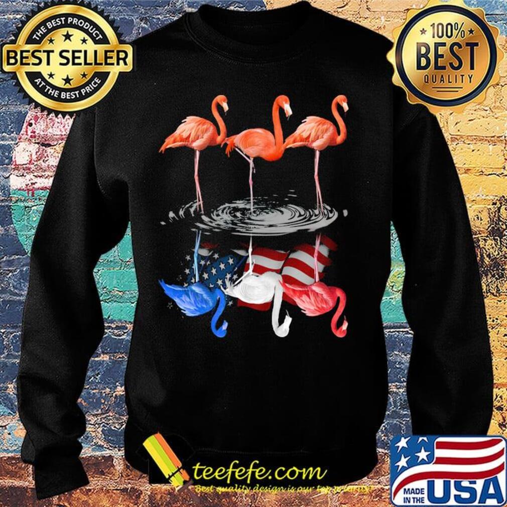 Flamingo With Special Shadow Independence Day Shirt Sweater Flamingo With Special Shadow Independence Day Shirt Sweater